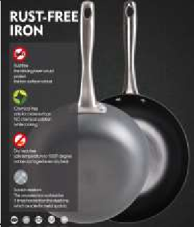Rust-Free Iron Pan